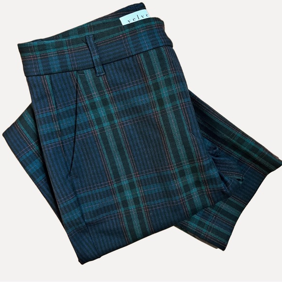 Velvet by Graham & Spencer BRENLEY Plaid Pants - Picture 3 of 10